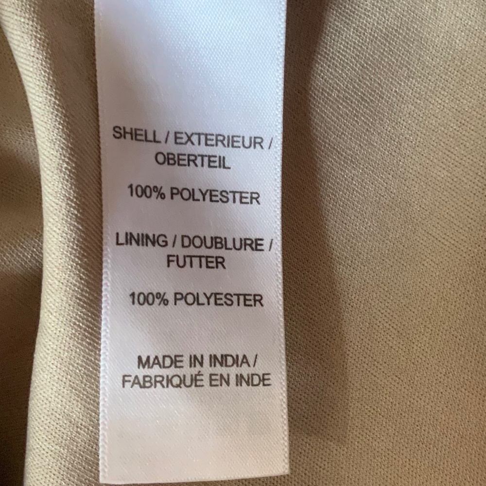 AIDAN MATTOX SEQUIN BEADED FORMAL WEDDING NUDE TANK SIZE M - Picture 9 of 10